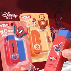 Disney Cartoon Spiderman Creative Retractable Push Pull Eraser Student Writing Drawing Correction Stationery School Supplies Sta