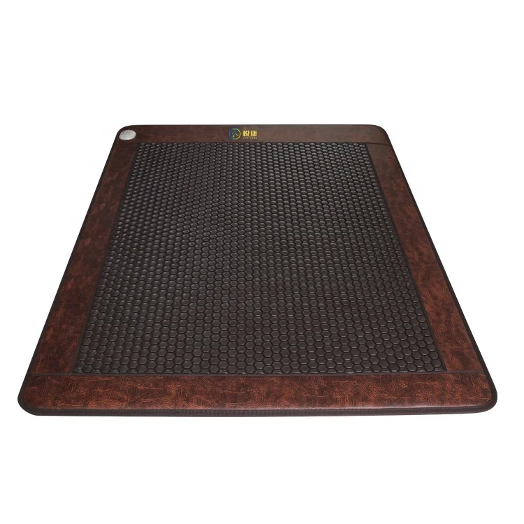 Full Body Electric Heating Tourmaline Stone Far Infrared Massage Therapy Jade Heating Mat Mattress