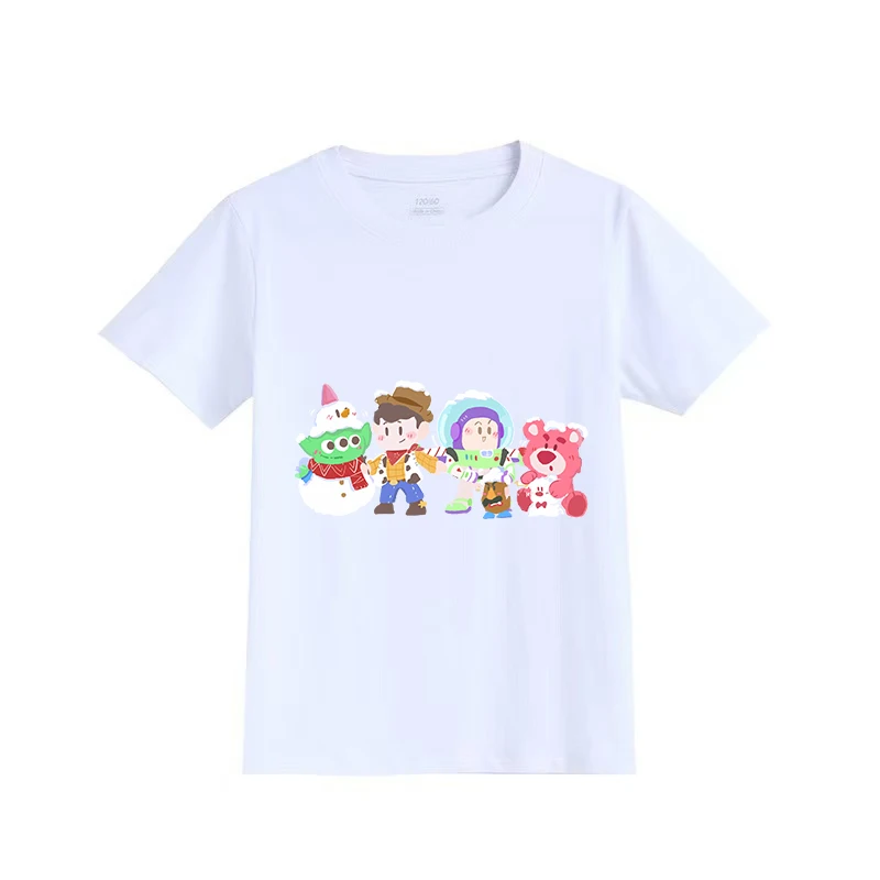 2025 قصة لعبة الكرتون طباعة الصيف الأولاد ملابس رياضية قميص غير رسمي للأطفال قصيرة الأكمام تي شيرت هدية عيد ميلاد #1
