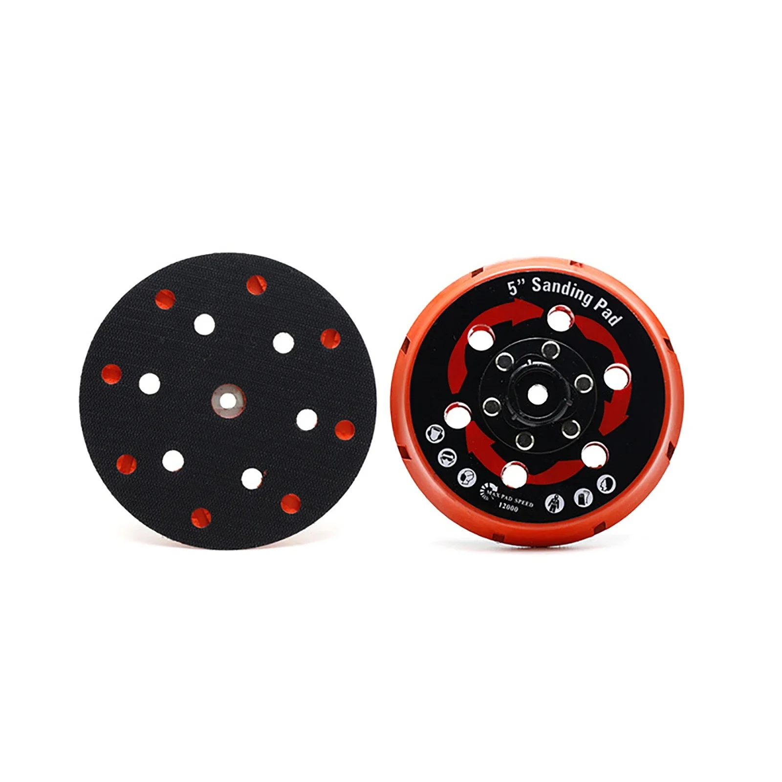 5/6Inch Polishing Backing Plate 125/150mm 6 Hole Back Up Sanding Pad Disc Self Adhesive Back Plate For DA Polisher