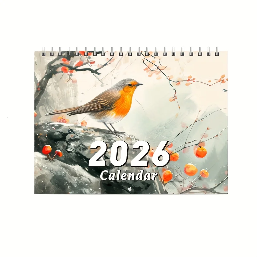 

2026 Bird themed Calendar A4 Wall Calendars With Hummingbird Patterns Jan 2026 Jan 2027 Wall Planner For Nature Enthusiasts Bird
