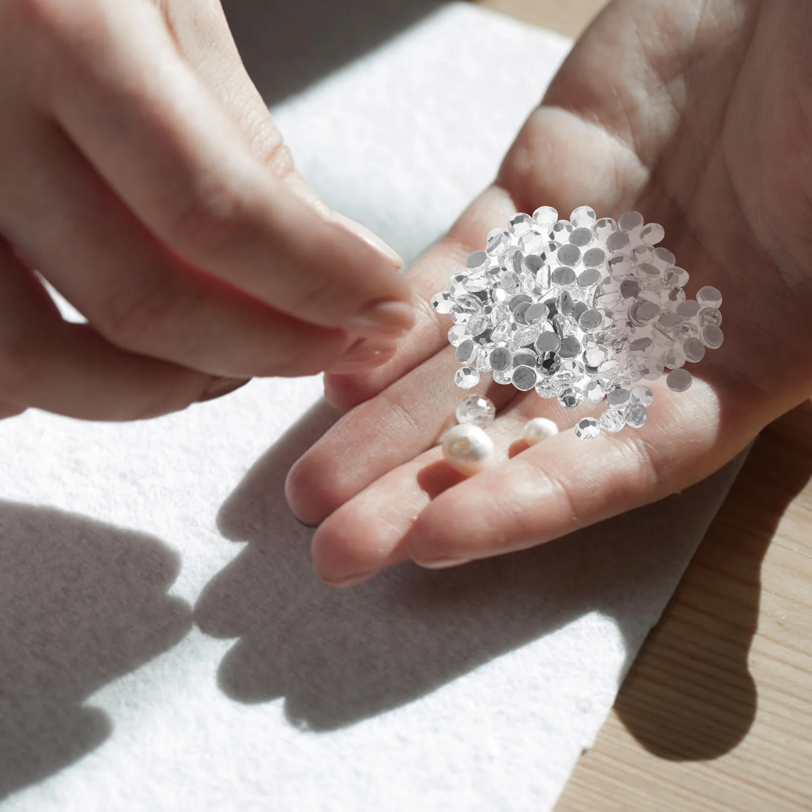 

1440Pcs Iron on Hot Melt Glass Rhinestones Classic Size Flatback for DIY Crafts Shoes Clothes Rhinestone Embellishments Craft