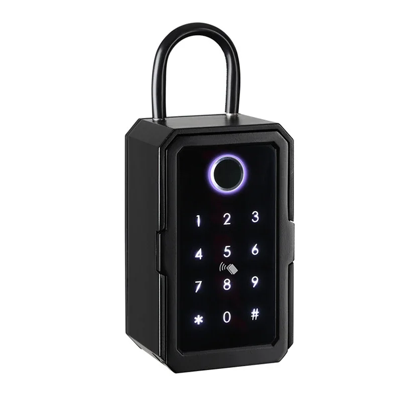 تصميم جديد مقاوم للماء Tuya/TTlock مجموعة مثبتة على الحائط صندوق تخزين تطبيق المفتاح الذكي الآمن للمكتب المنزلي
