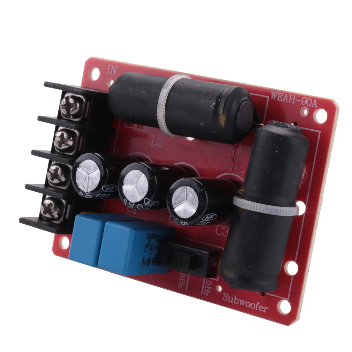 Pure Bass Subwoofer Second-Order Crossover Speaker Frequency Divider DIY Home Theater