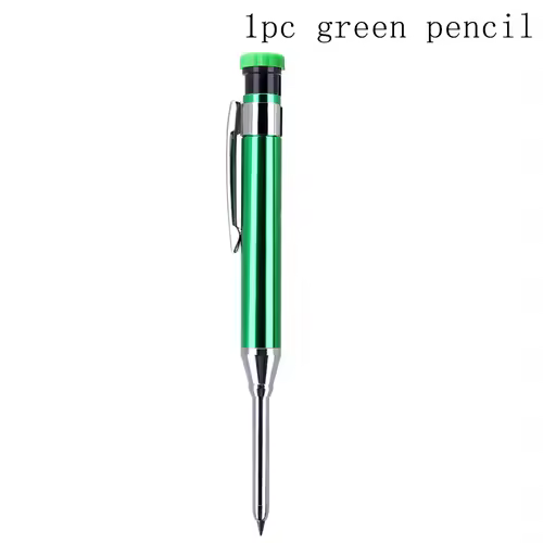 6Colors 2.8mm Metal Solid Carpenter Mechanical Pencil with Sharpener 2B Lead Core Deep Hole Construction Marking Scriber Tool - Image 19