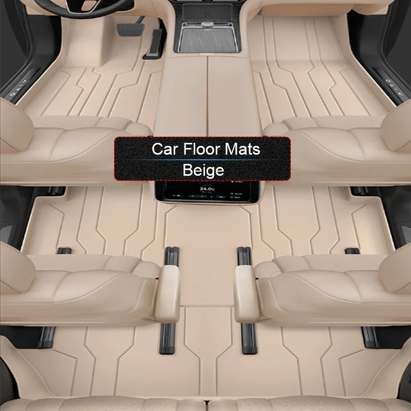 

Изготовленная на заказ кожаная автомобильная защита ног Nappa Ma Auto, противоскользящая роскошь для SERES AITO M9 2024-Present, водонепроницаемый аксессуар для напольного коврика