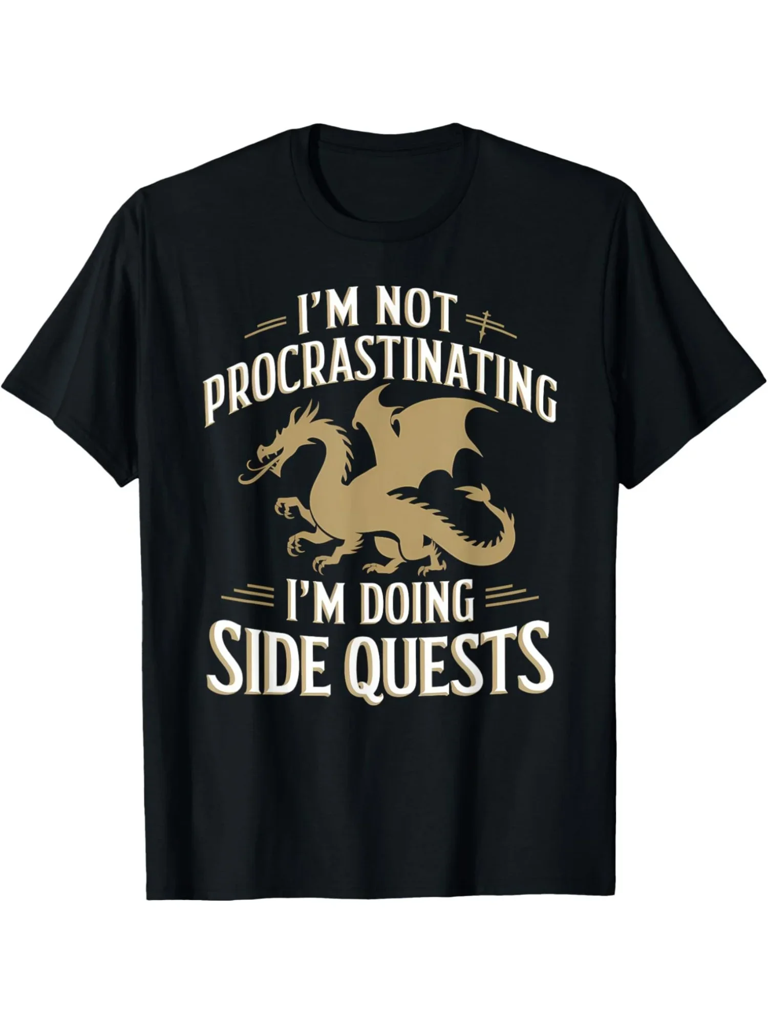 New 1pc Men's Funny Gaming T-Shirt - 
