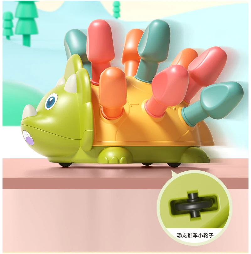 Umweltfreundliches sensorisches Babyspielzeug, Montessori-Babyspielzeug, Zugschnur, Fangen, frühes Lernspielzeug für Kinder