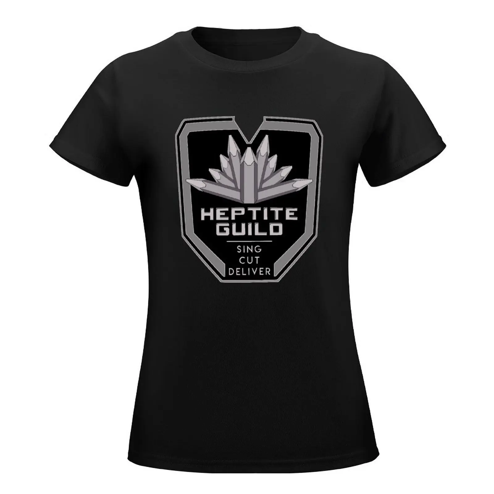 Heptite Guild Crest T-Shirt hippie clothes quick-drying animal print tops for Women