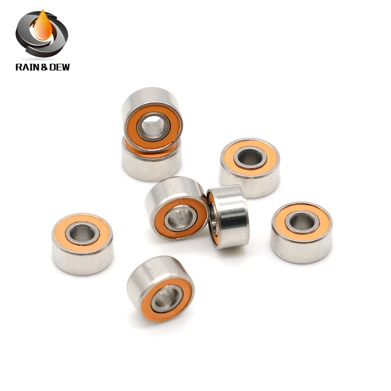 

4Pcs Fishing Reel Bearings S693 2RS CB ABEC7 LD 3*8*4 mm Stainless Steel Hybrid Ceramic Ball Bearing S693-2OS CB S693RS