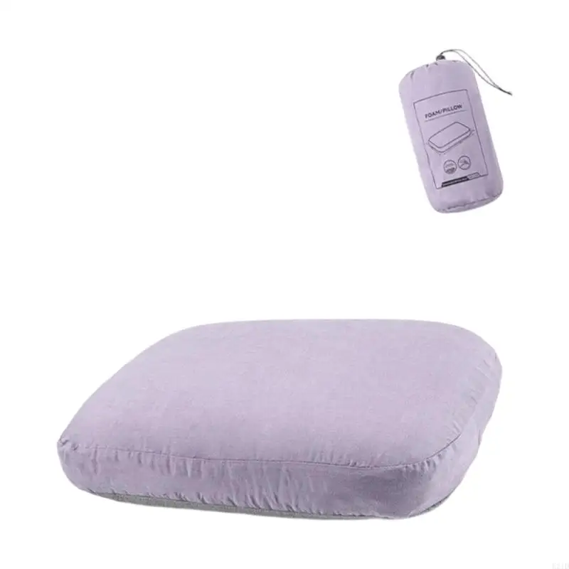   Slow Rebounds Memory Foams Neck Pillow For Spine Alignment Reduces Head Pressure