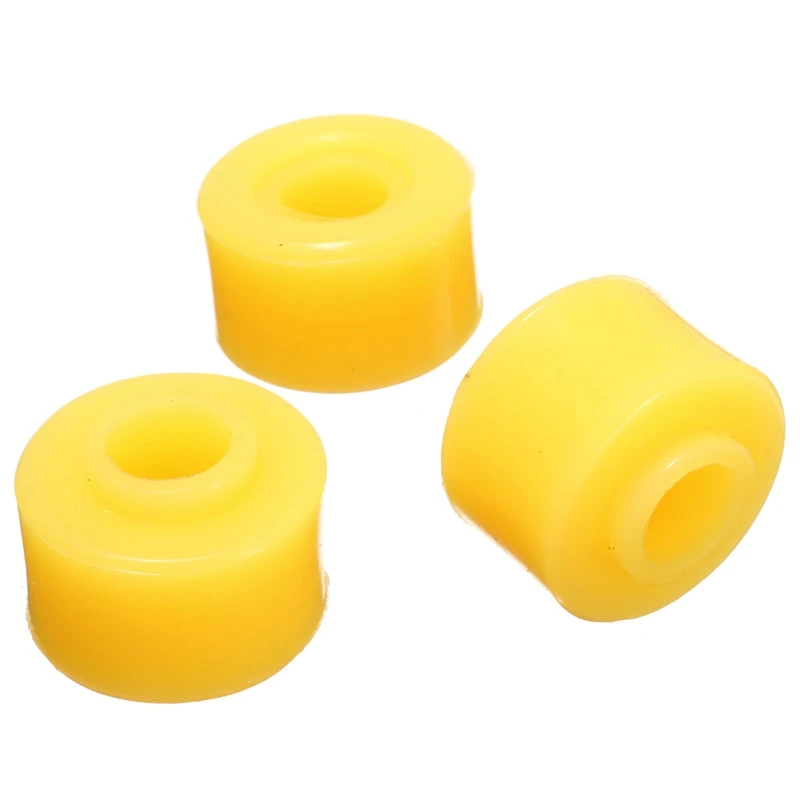 10Pcs/Set 10mm  Automobile Shock Absorber Bush Yellow Universal Rubber Buffer Shock Absorber Bushings Part For Auto Car Shocker