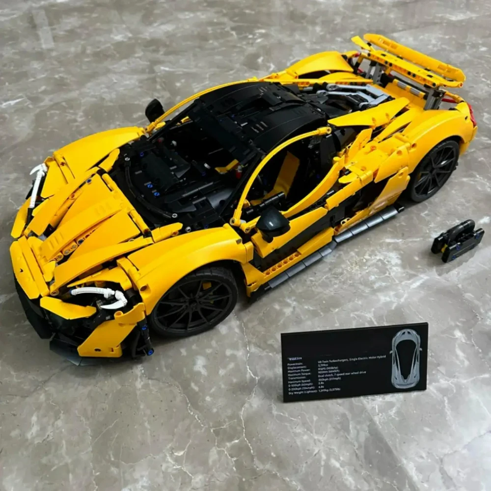 High Tech Racing Car Lambos Sp3 Buga 911 Gt3 Mcla P1 Super Car Model Blocks Compatible 42115 42143 42056 42172 42083 For Gift