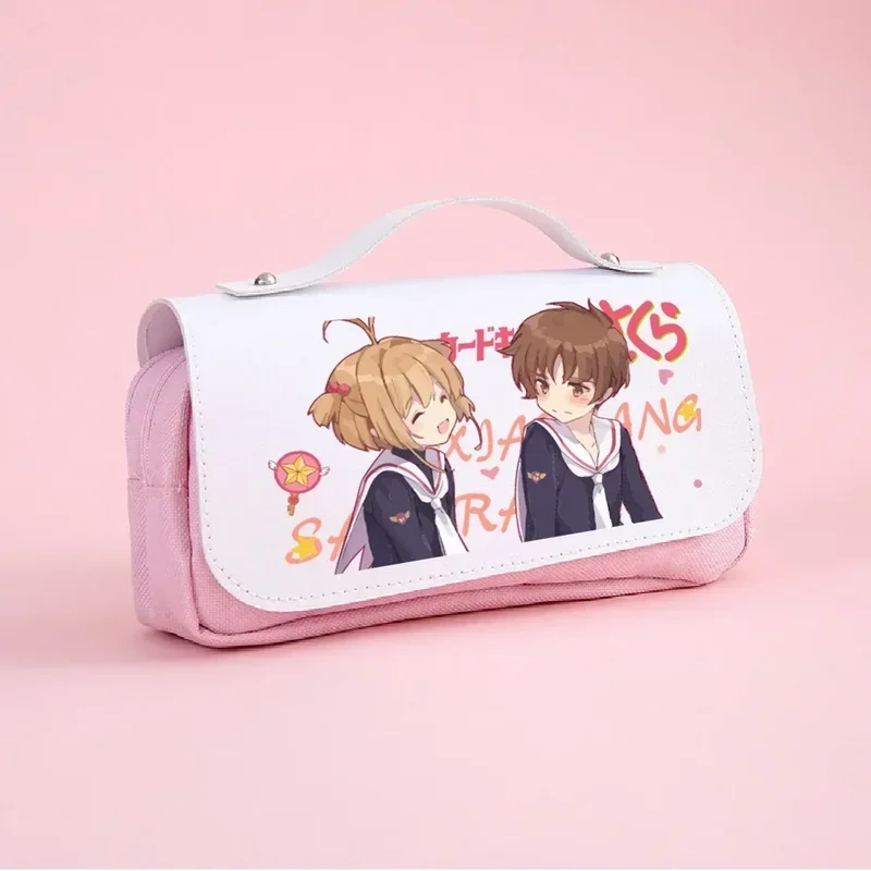 Anime Cardcaptor Sakura Clow Card Pencil Case Cosplay Pencil Bag Pen Bag Back To School Supplies Pencil Pouch