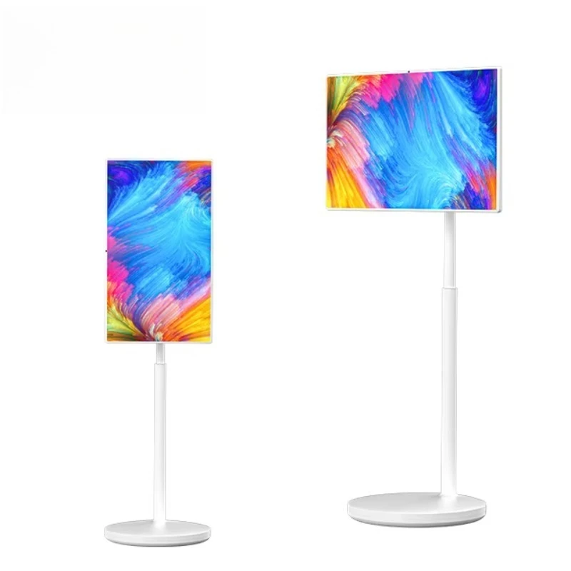 

27-Inch Movable Smart Companion Display Station Shopping Malls Retail Stores Subways Elevators Education