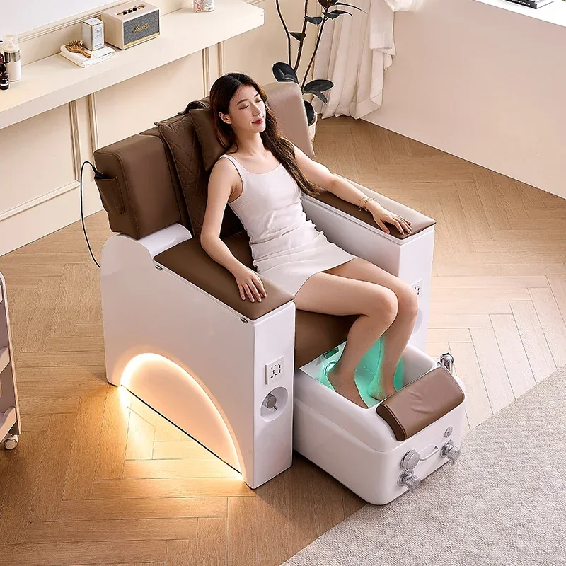 Elektrische Pediküre Nagel Schönheit Sofa Fuß Massage Surfen Phototherapie Pediküre Dual-Use-Funktions Stuhl Thron Stuhl
