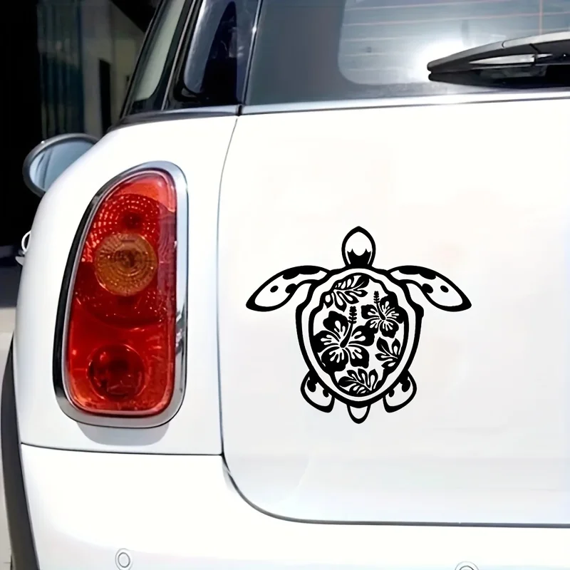 1pc Sea turtle Stickers Voiture For Car Window Decor Vinyl Decal Decorate Sticker Waterproof Fashion Funny Car Styling