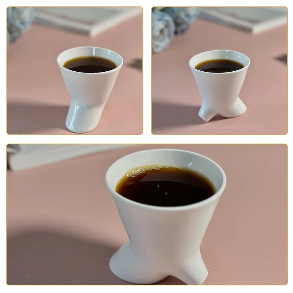

Unique Shaped Coffee Mugs Small Ceramic Tea Cup Cute for Women