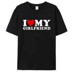 私は男性のためのボーイフレンドTシャツを愛しています、私はガールフレンドの服を愛しています、面白いbf、gf、dingding引用ギフト、Tシャツトップス