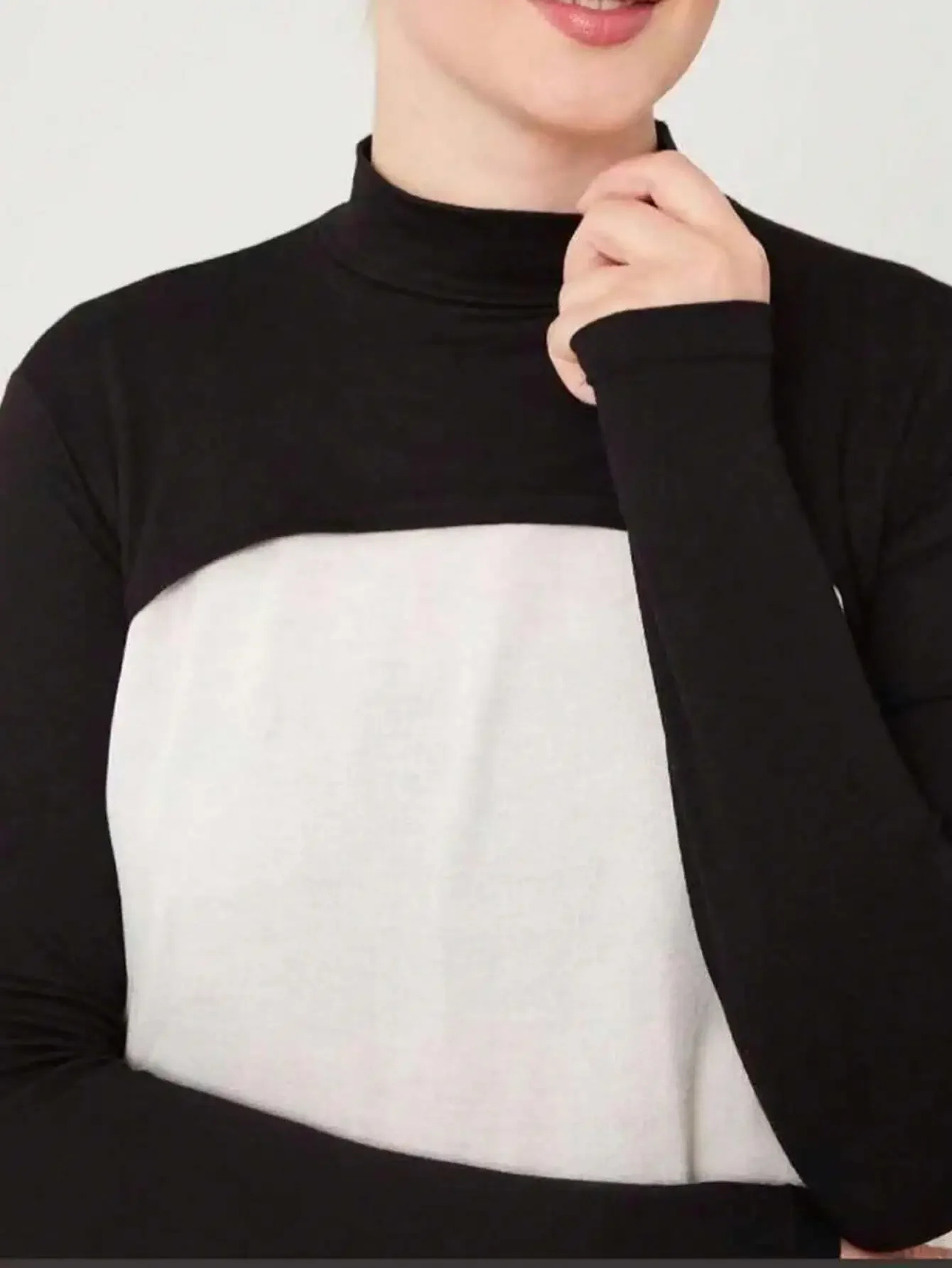 

1pc Conservative Solid Color Arm Sleeve, Conservative High Collar Vest Sleeve, Casual Outdoor Sleeve Covers, Suitable For All Seasons And Daily Wear