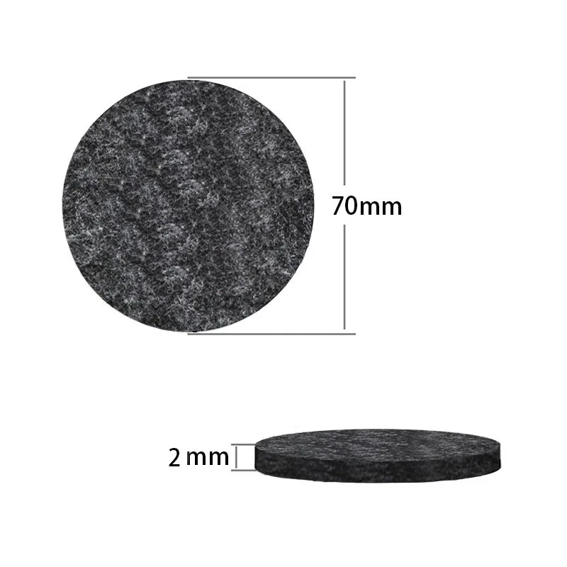 Car Dust-proof Felt mat Coasters for Isuzu D-MAX D MAX Dmax I II PANTHER ASCENDER 4X4 WFR VAN NFR ATV TROOPER car Accessories