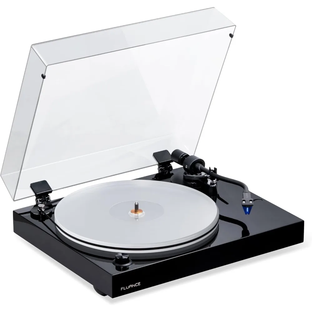 RT85 Turntable with Ortofon Cartridge, Acrylic Platter, Speed Control, and Vibration Isolation