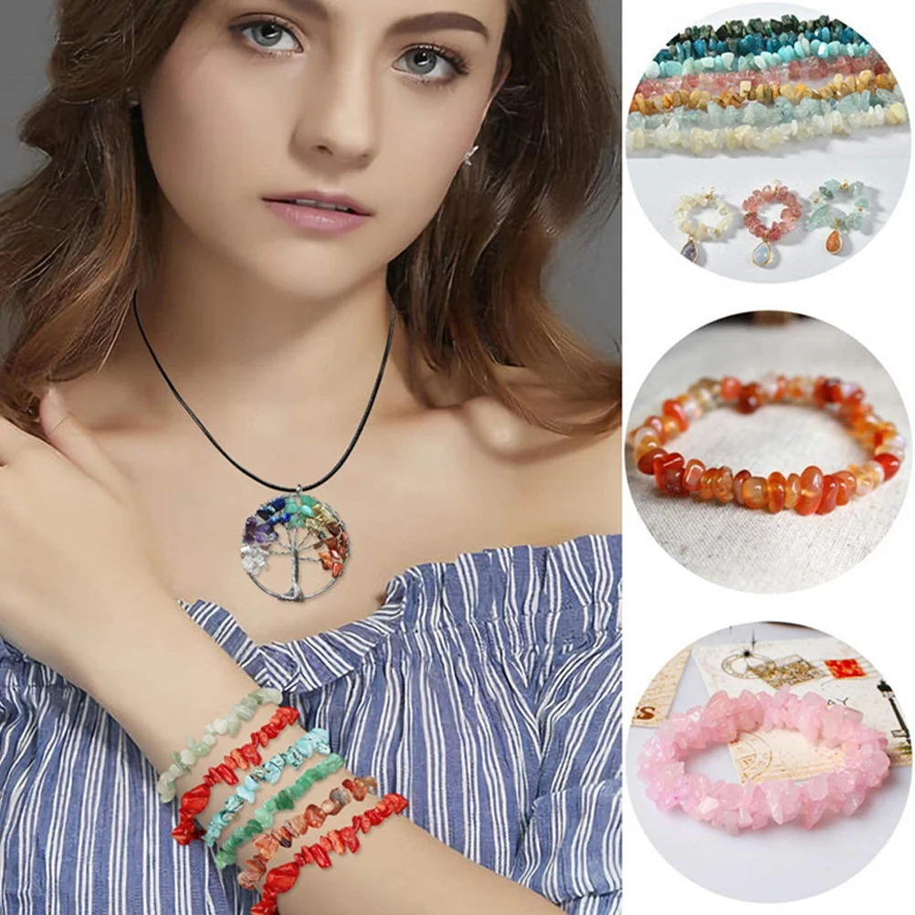 

Irregular Decorative Stone Beads Natural Loose Beads Smooth Surface DIY Craft Jewelry Making Supplies Handmade Bracelet Necklace