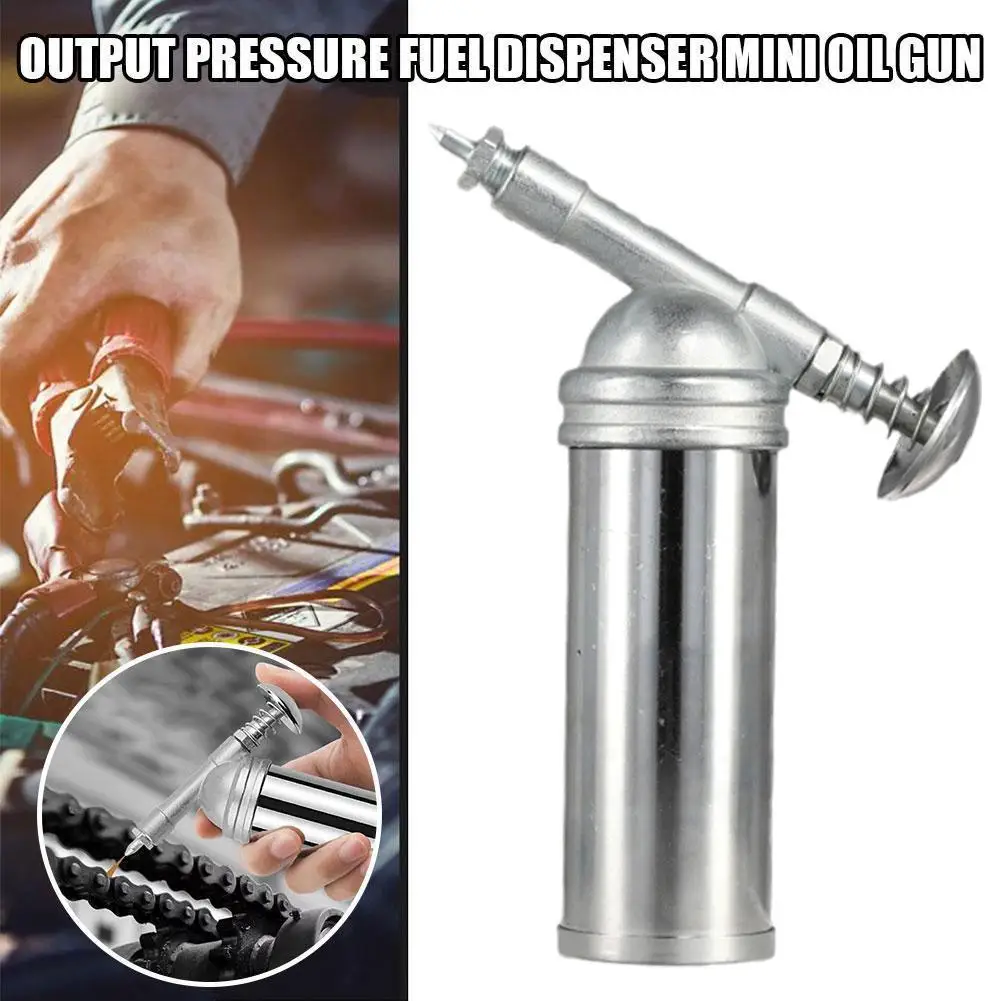 1000PSI Portable High Pressure output  Zinc Alloy Car Oiler Handheld Mini Oiler DIY Hand Tool Accessories Grease Gun Machine image 3