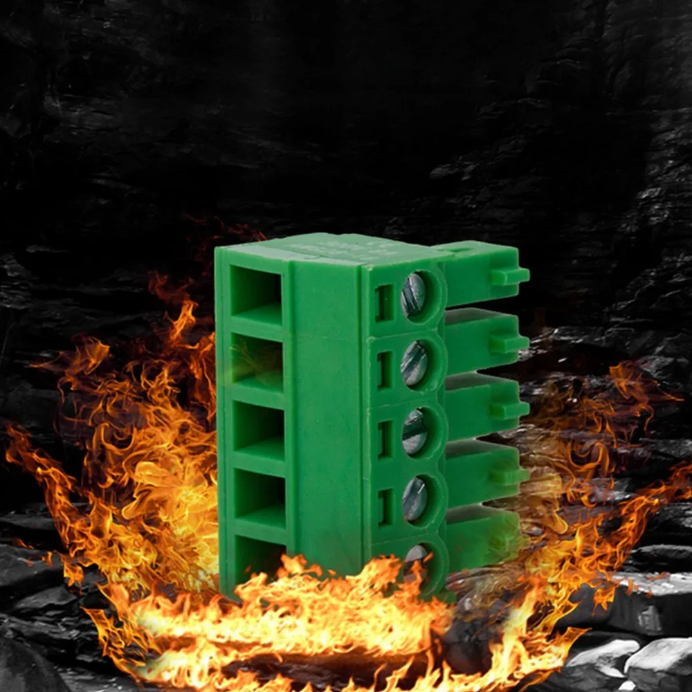 20PCS Green 2 Pin Terminal Block Connectable Plug-in Type PCB Mount Connector 2.54mm Pitch Terminal Connector