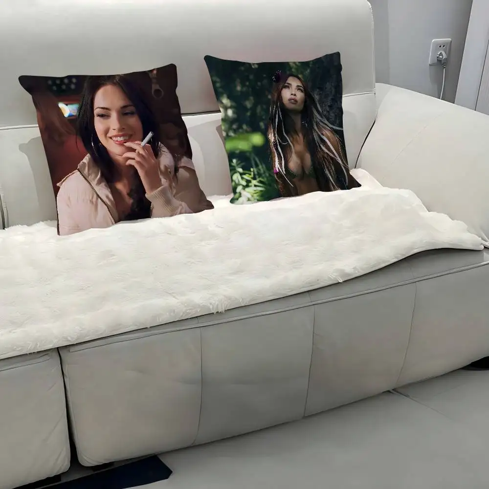 M-Megan D-Denise Fox غطاء الوسادة وسادة للديكور أريكة ديكور المنزل أكياسها