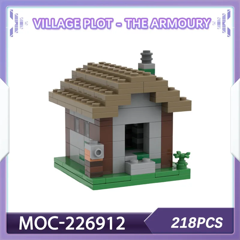 

Building block set Village Plot - The Armoury Pixel MOC-226912 Craft Game House Decoration Christmas gift