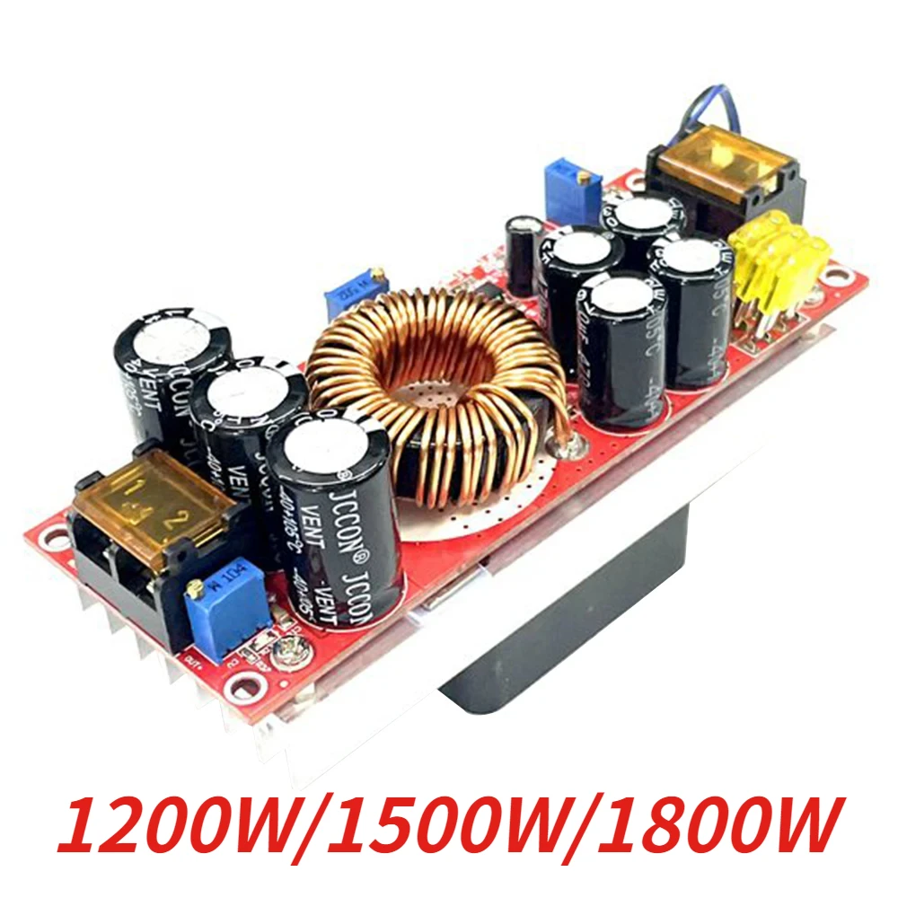 1800W 40A 1500W 30A 1200W 20A DC-DC Boost Converter Step Up Power Supply Module 10-60V to 12-90V adjustable voltage charger