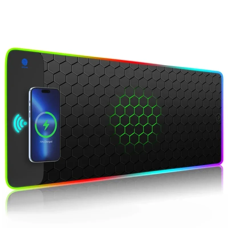 

RGB Pad Wireless Charging Mouse Computer Game Mouse Game Player Computer Accessories Office Mouse