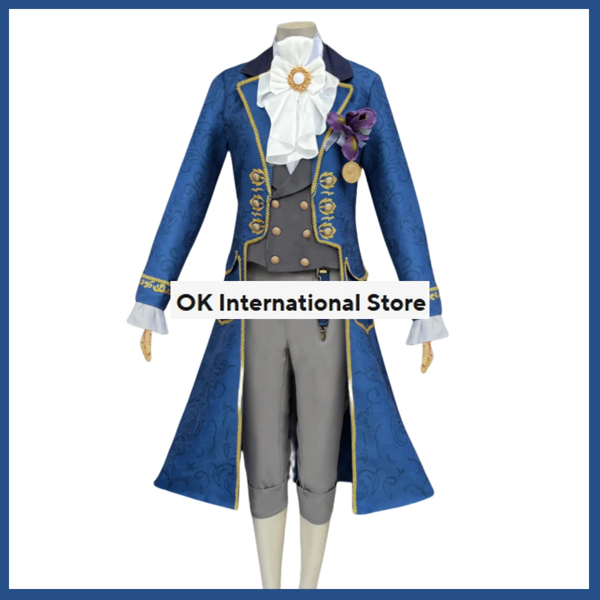 Game Identity ⅤAlva Lorenz Cosplay Costume QiZhen Hermit Role Hermit Graduation Wig Swallowtail Coat Man Halloween Carnival Suit