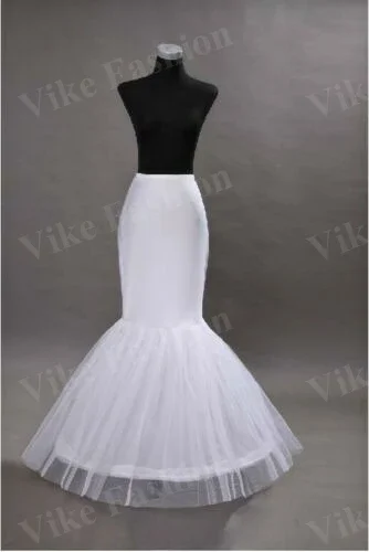 

Underskirt Wedding White 1 Hoop Fishtail Mermaid Crinoline Petticoat