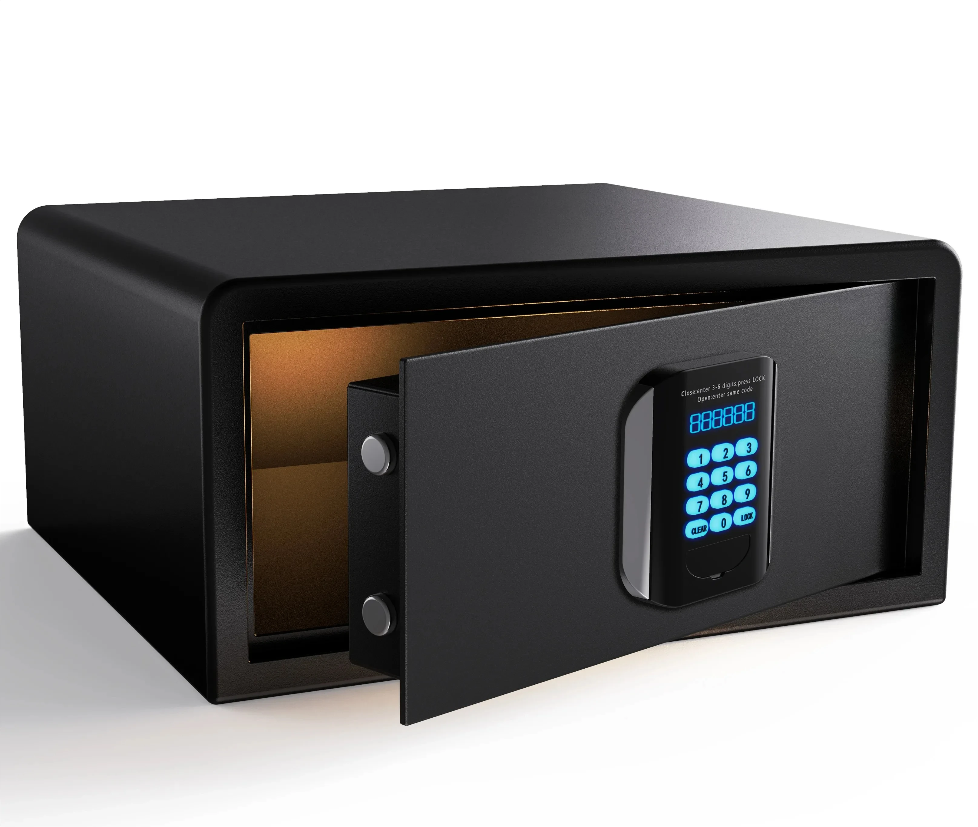 for Sachikoo New Design Small Fireproof Electronic Keypad Security Safe Box for Hotel
