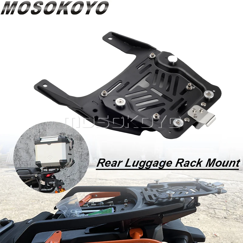 

For Harley Pan America Motorcycle Luggage Case Rear Top Box Trunk Topcase Support Carrier Holder Bracket for RA1250 S RA 1250 S