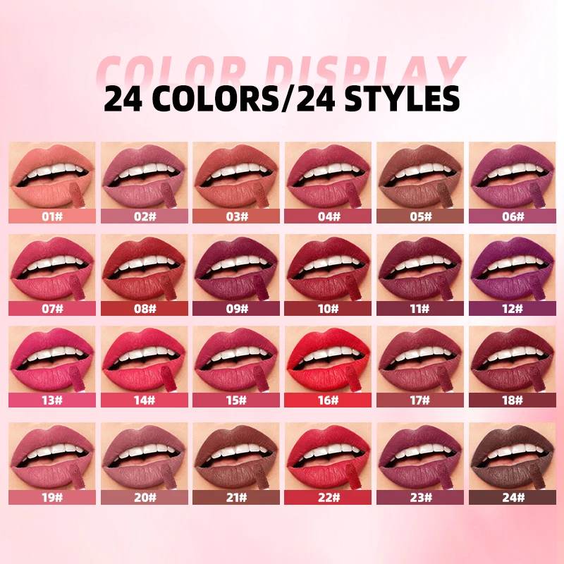 マットな仕上がりのマットリップグロス、ウォータープルーフで塗りやすい、剥がれずに長持ちする自然なメイク効果