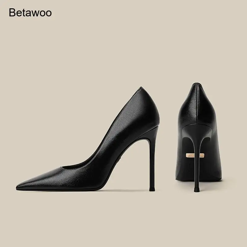 Women's Multi-Color Pointed-Toe Stiletto Heel Pumps, Closed-Toe Work Shoes, Ideal for Office, Business Meetings & Formal Events