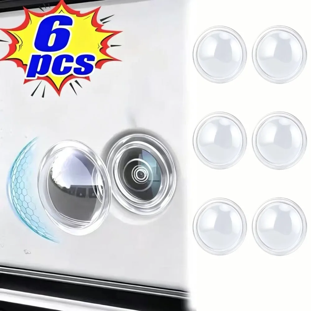 2/4/6pcs Car Camera Lens Protector - HD Clear Lens Cover Anti-Scratch Waterproof Back Up Guard for Car Rear View Camera