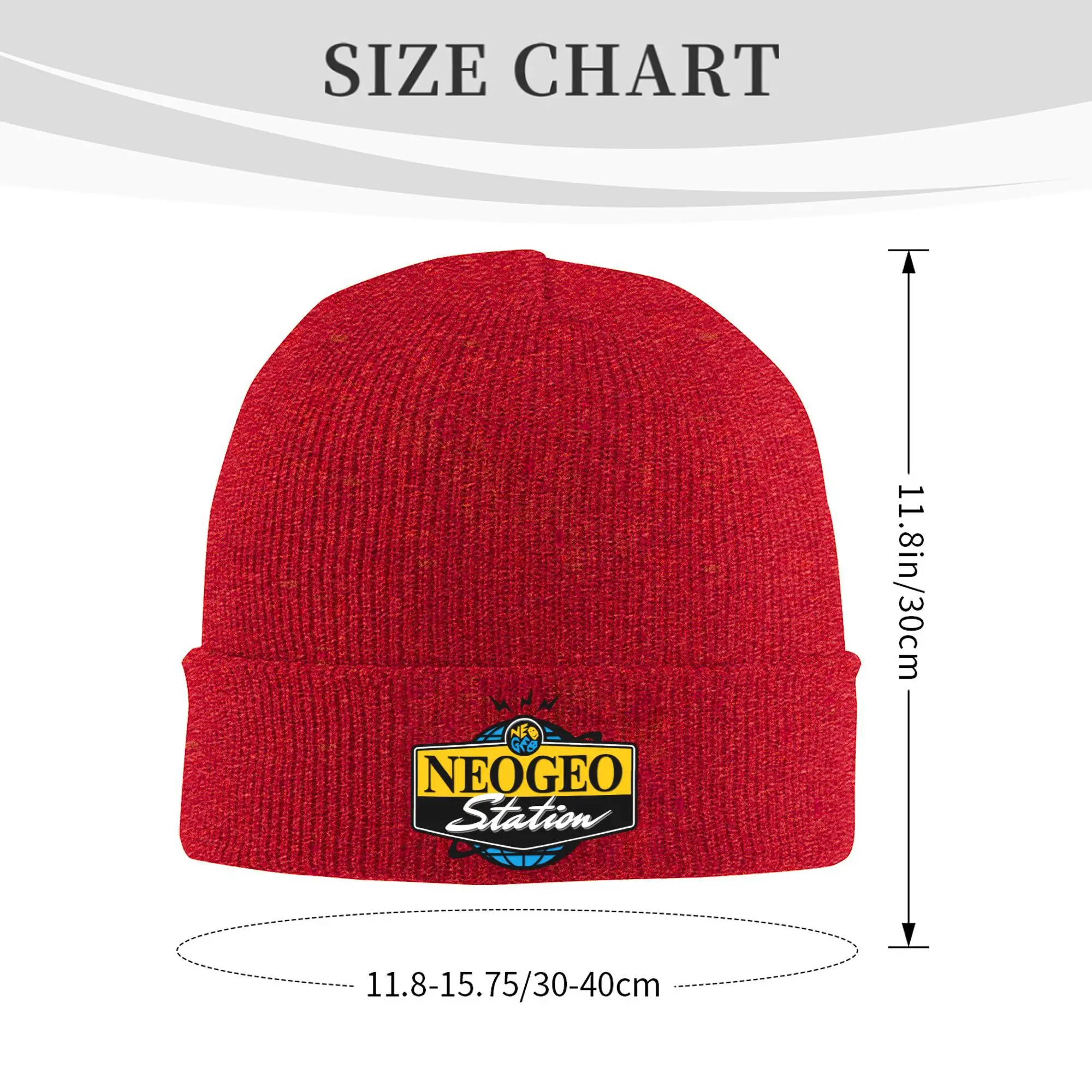 Custom Neo Geo Station Play Game Bonnet Hats  Street Knitted Hat For Women Men Winter Warm  Skullies Beanies Caps