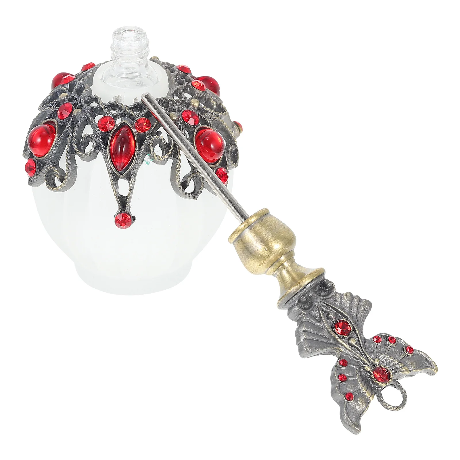 

Reusable Glass Perfume Bottles Travel Sub Bottle Leakproof Essential Oil Dispenser Vintage Packaging for Massage Care