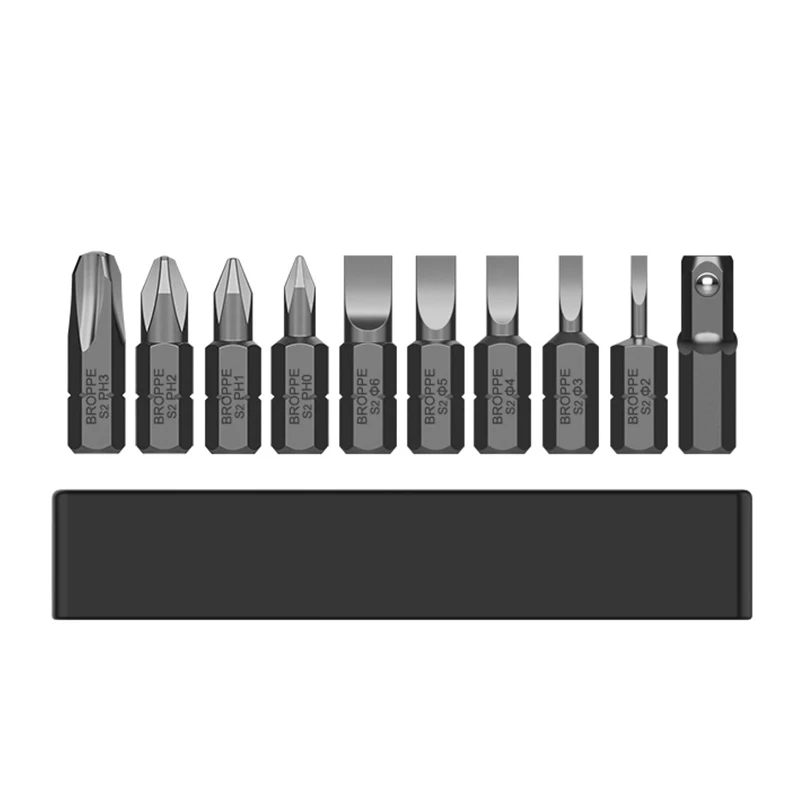 25MM Short Screwdriver Bits Phillips Slotted Hexagon Socket Torx Batch Head Strong Magnetism S2 High Hardness Screw Driver Bits