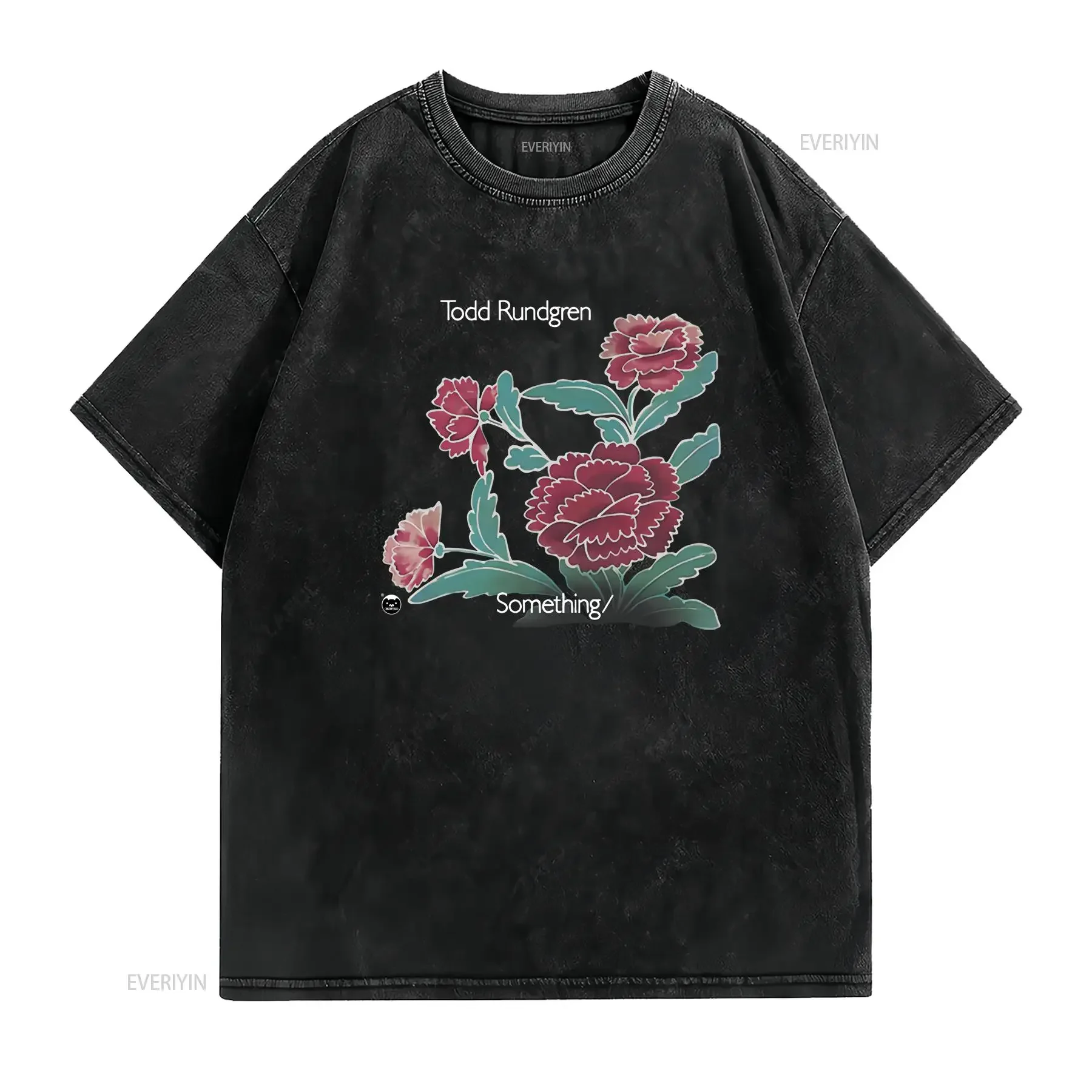 Todd Rundgren Something Anything T Shirt black EN132 vintage Washed Breathable Stretched Versatile Top For Everyday Wear