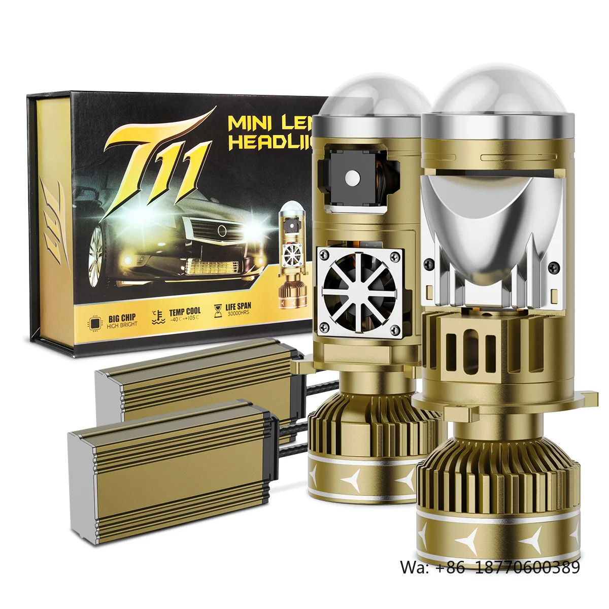 RCJ 12000LM 120W T11 LED Car Headlights H1 H4 H7 H11 9005 9006 9007 9008 Luces Auto LED Bulbs 12V Voltage