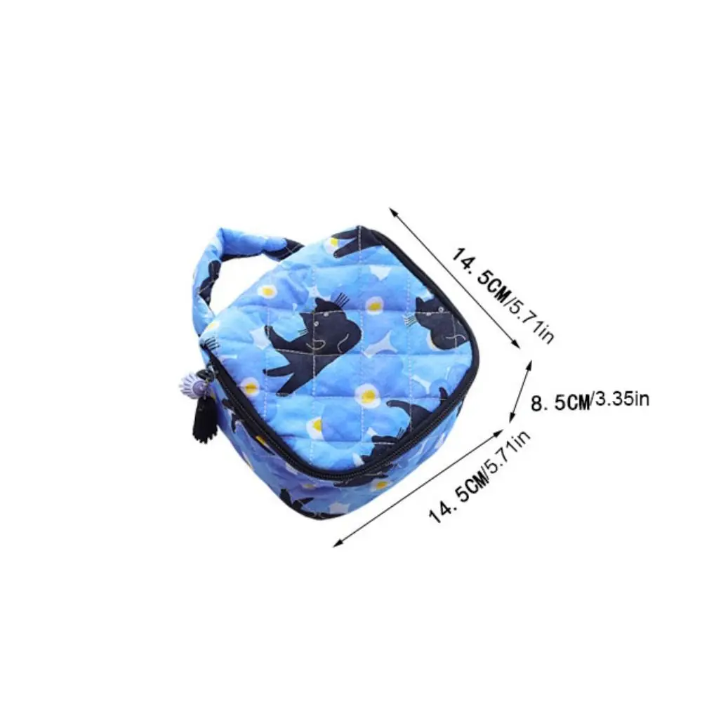 Cartoon Cat Makeup Bag Protection Case Organizers Handheld Cosmetic Bag Skincare Storage Bag Handbag Toiletries Organizer Sports