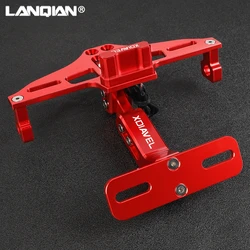 For DUCATI DIAVEL XDiavel S Diavel 1260 1200 Adjustable Frame Holder Bracket Motorcycle Angle License Number Plate Accessories