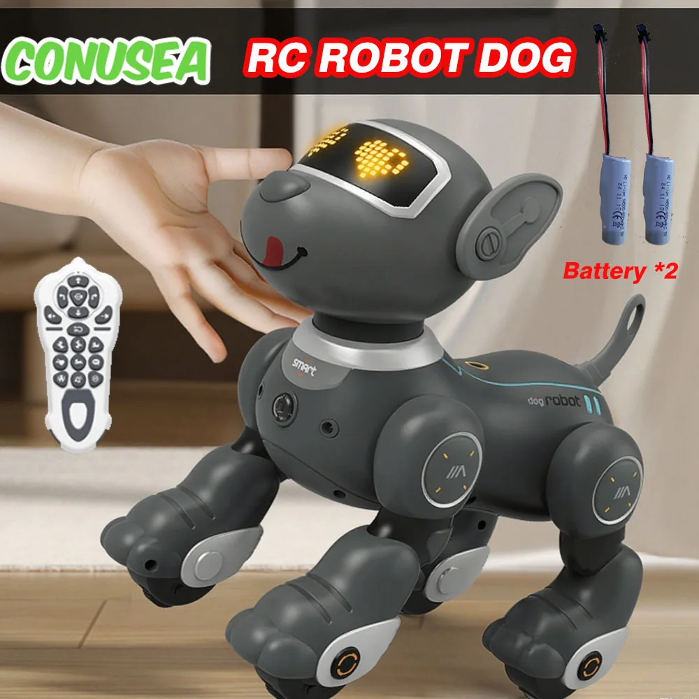 Smart Robot Programming  Clearance Sale Rc Intelligent Dog Voice Dialogue Touch Sensitive Interactive Puppy Educational Toys