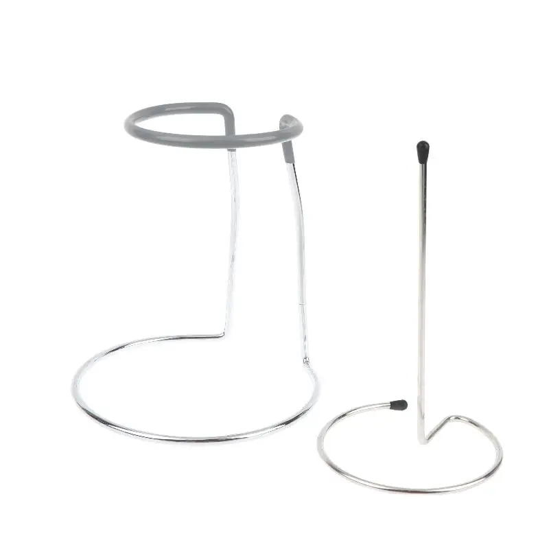 Stainless Steel Wine Decanter Stand Sturdy Construction Nonslip Base Stable Holder for Home Bar Kitchen Use