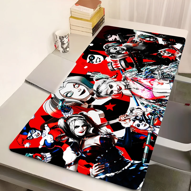 Suicide Squad Harley Quinn Mouse Pad Computer Anime Sexy Girl Desk Mat Laptop Gaming Accessories Keyboard Rug Cute Mousepad XXL